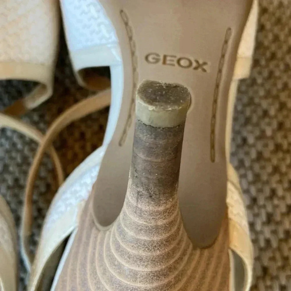 Geox Respira Sling Back / Peep Toe  Strappy Heels - Picture 7 of 14